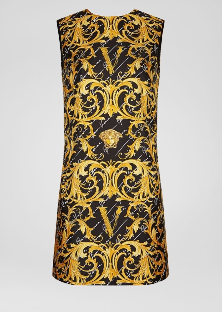 Rochie Versace Versace Barocco Signature Shift Dama | ZRDTKGE-25